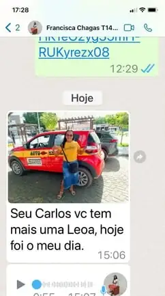 Depoimento de aprovação na CNH